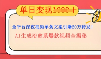 全平台深夜文案新风口：DeepSeek生成百万播放量金句，治愈系内容涨粉速度快4倍-慕途网
