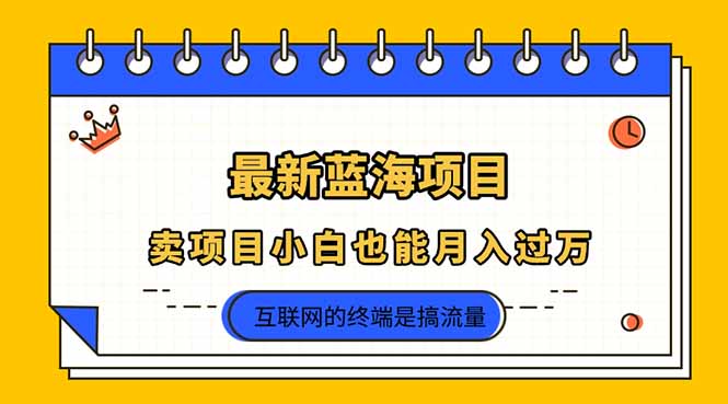 （14289期）2025年最新蓝海项目，卖项目小白也能月入过万-慕途网
